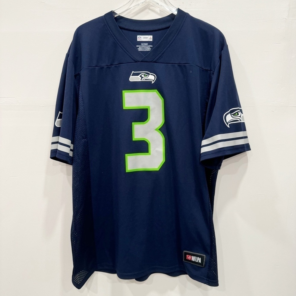 NFL On Field Russell Wilson #3 Seattle Seahawks Mens Size XL Football Jersey